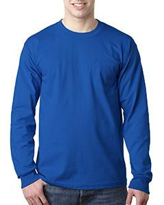 bayside_ba8100_royal blue_company_logo_t-shirts
