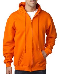 bayside_ba900_bright orange_company_logo_sweatshirts