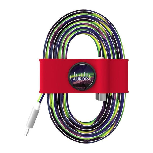 Tie Organizer and Cable Kit- Micro-USB to USB BN0019, Red