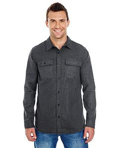 burnside_bu8200_charcoal_company_logo_button downs