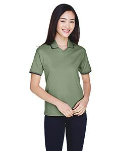 devon & jones_d140w_dill/ navy_company_logo_polos