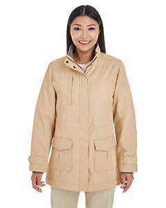 devon & jones_dg794w_khaki_company_logo_jackets