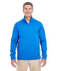 devon & jones_dg798_french blue heather_company_logo_sweatshirts