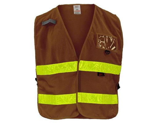 gss non ansi multi usage utility vest 3121  brown
