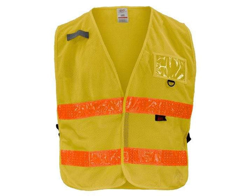 gss non ansi multi usage utility vest 3117  yellow