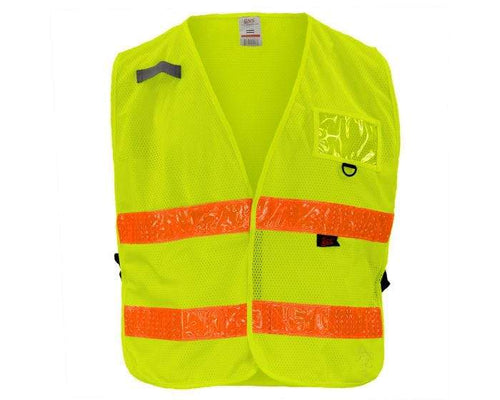 gss non ansi multi usage utility vest 3111  lime