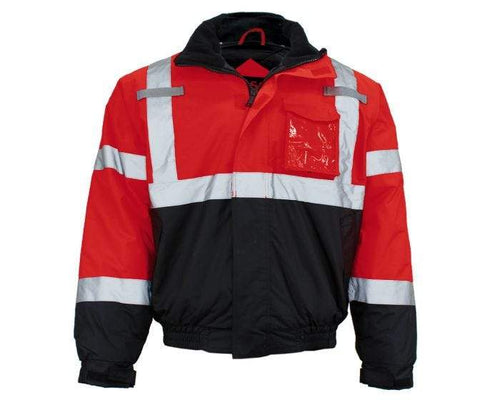 gss multi color waterproof bomber jacket 8014 red