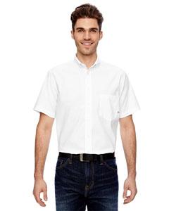 dickies_ls505_white_company_logo_button downs