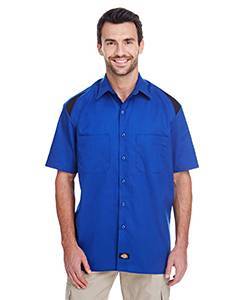 dickies_ls605_cobalt/ black_company_logo_button downs