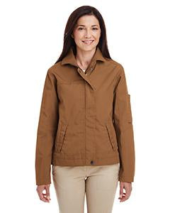 harriton_m705w_duck brown_company_logo_jackets