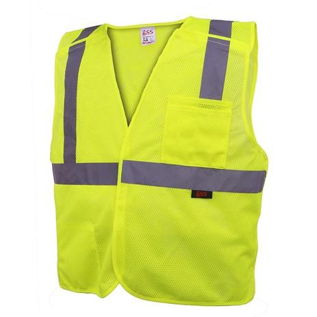 gss standard class 2 five point breakaway vest 1801  lime