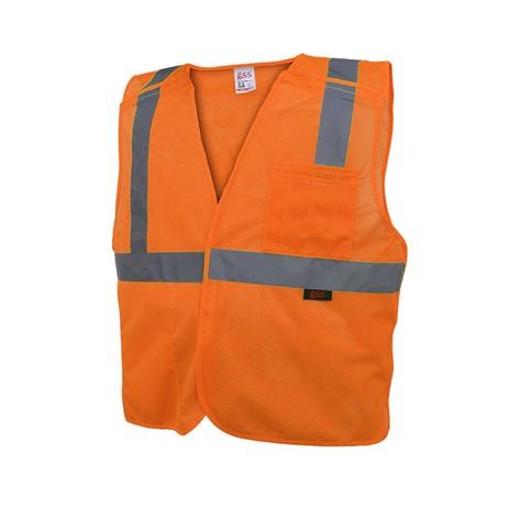 gss standard class 2 five point breakaway vest 1802  orange