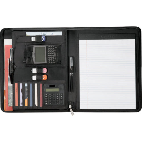 Wingtip Zippered Padfolio