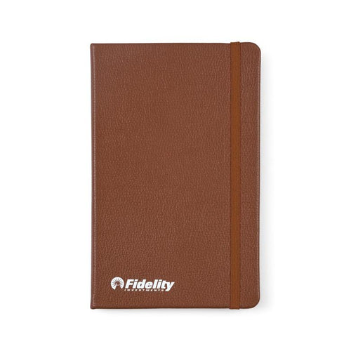 Moleskine Leather Ruled Large Notebook Sienna Brown