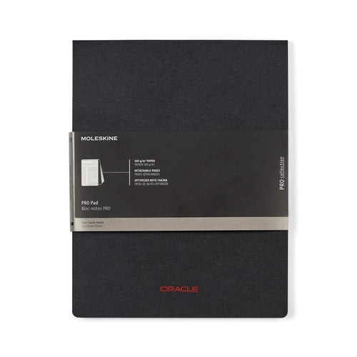 Moleskine Ruled Letter Sized Professional Pad Black