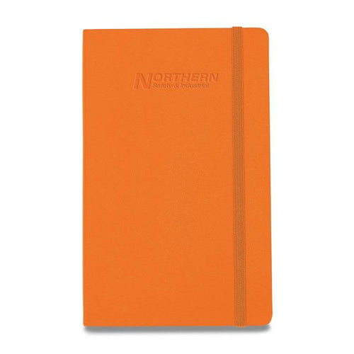 Moleskine hard cover ruled large notebook true orange