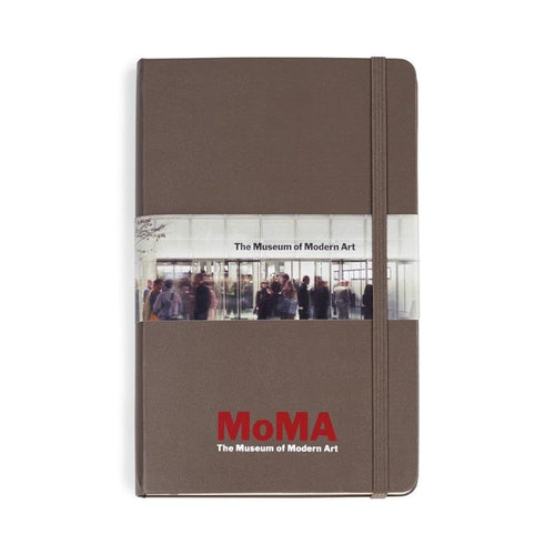 Moleskine hard cover ruled large notebook earth brown