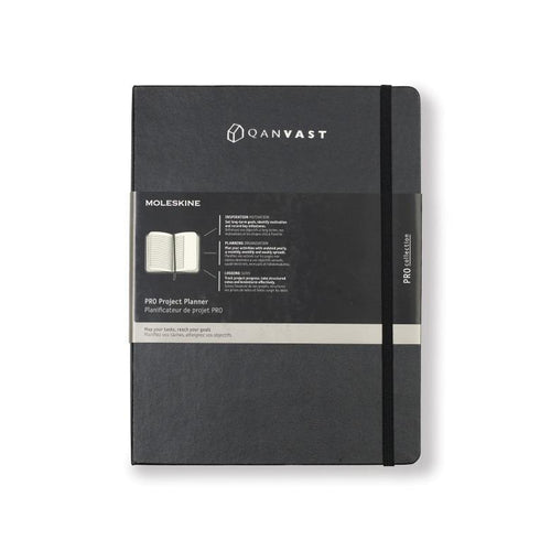Moleskine Hard Cover Ruled XL Professional Project Planner Black