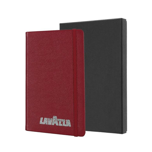 Moleskine Leather Ruled Large Notebook Bordeaux Red