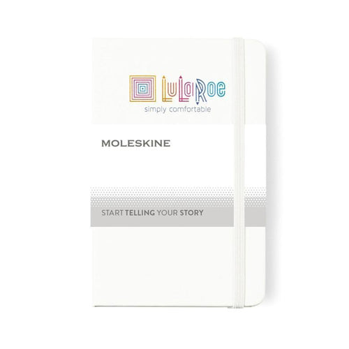 Moleskine Hard Cover Ruled Pocket Notebook White