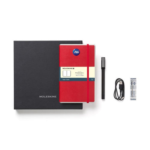 Moleskine Smart Writing Set Ellipse Ruled Paper Scarlet Red