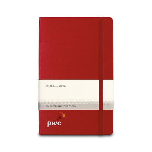 Moleskine Hard Cover Ruled Large Expanded Notebook Scarlet Red