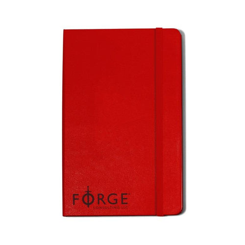 Moleskine hard cover ruled large notebook scarlet red