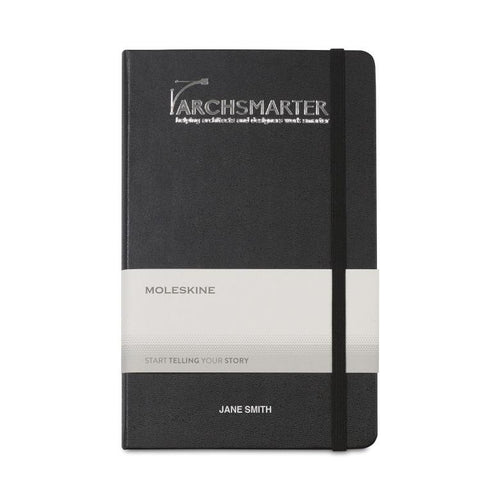 Moleskine Hard Cover Large Double Layout Notebook Black