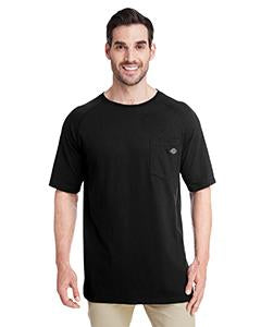 Dickies Men's 5. . Temp-IQ Performance T-Shirt SS600 BLACK