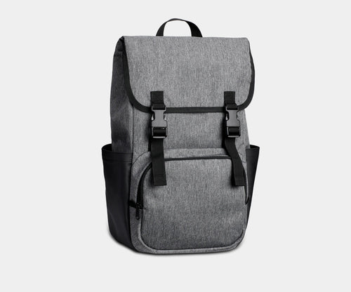 timbuk2 incognito flap backpack 1175-3 grey heather