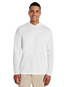 Team 365 Men's Zone Performance Hoodie TT41 WHITE