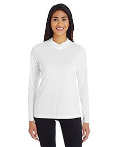 Team 365 Ladies' Zone Performance Hoodie TT41W WHITE