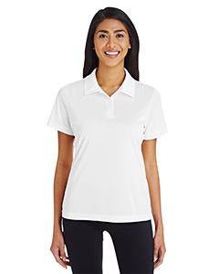 Team 365 White TT51W  corporate logo polo shirts
