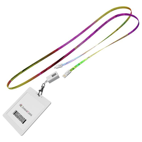 Micro-USB to USB Charge and Sync Lanyard TTA007, Full Color