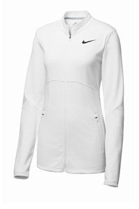 Nike White/ Cool Grey 884967 jacket company logo