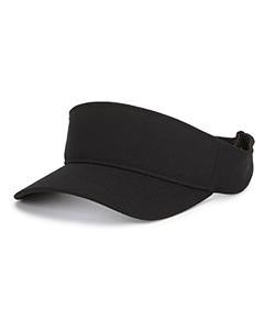 Yupoong Adult Cool & Dry Visor Y8110 BLACK